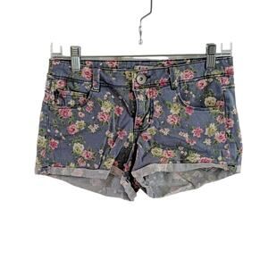 LEI Floral Jean Shorts, 5
